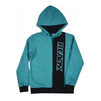 bluza chłopięca długi zamek z kapturem - GT-9153
