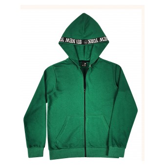 bluza chłopięca długi zamek z kapturem - GT-9424