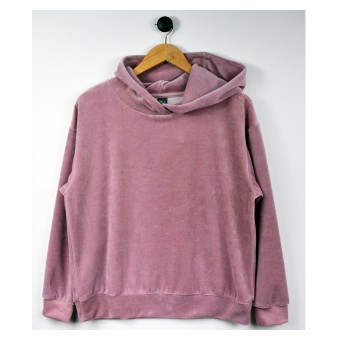 welurowa bluza damska - A-410