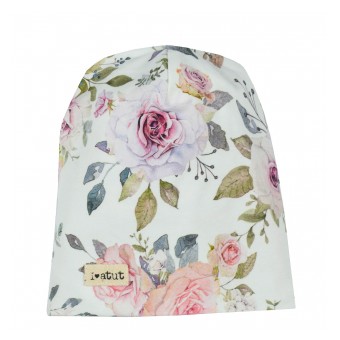 czapka dziewczęca z kolekcji \'ROSE\' - A-0009