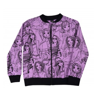 bluza dziewczęca długi zamek - A-0031