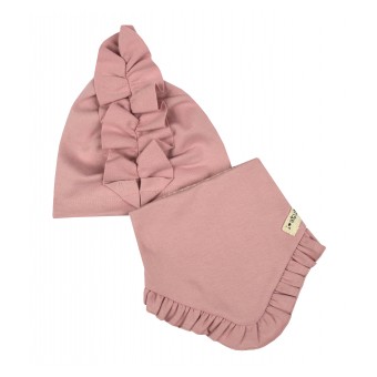 komplet dziewczęcy turban+chusta - A-824