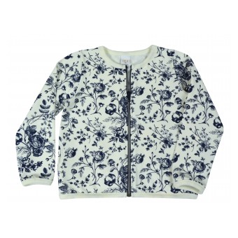 girl's long zipper sweatshirt