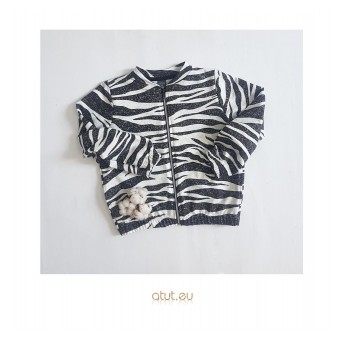 bluza dziewczęca długi zamek - AB-0328