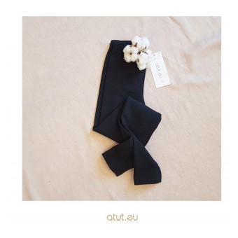 legginsy dziewczęce ze ściągaczyka - A-0481