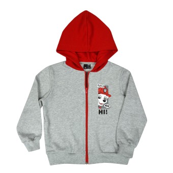 bluza chłopięca długi zamek z kapturem
