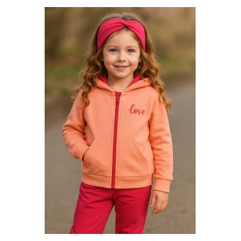 bluza dziewczęca długi zamek - A-1356