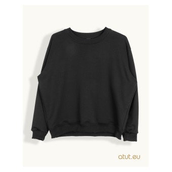 bluza damska z dresówki DIAGONAL - A-1566