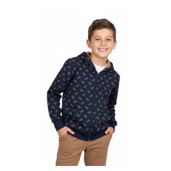 bluza długi zamek z kapturem - GT-0906