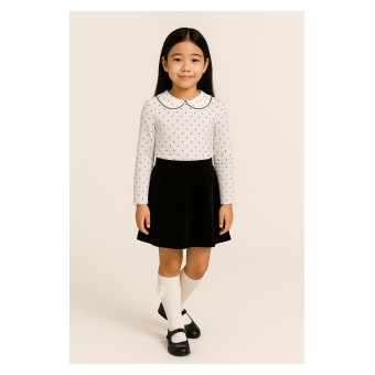 bluzka z kołnierzykiem - A-1608