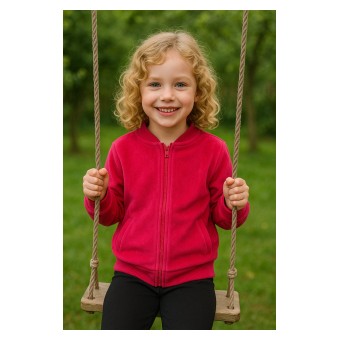 bluza dziewczęca z weluru - A-390