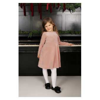 sukienka dziewczęca z weluru