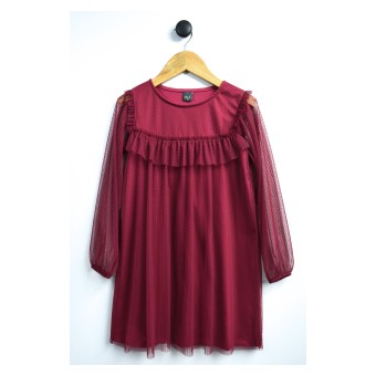 sukienka dziewczęca z tiulem