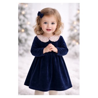 sukienka z weluru - A-0516