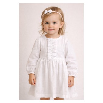 muślinowa sukieneczka z opaską