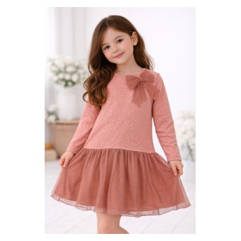 sukienka dziewczęca z tiulem