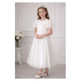 sukienka dziewczęca z tiulem