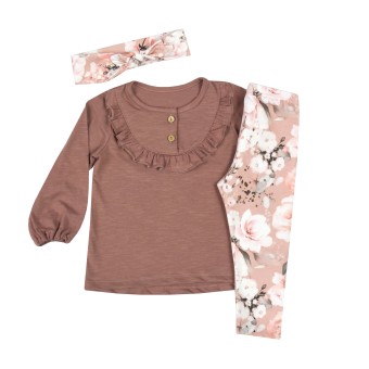 komplecik dziewczęcy z opaską