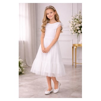 sukienka dziewczęca z tiulem