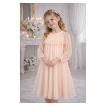sukienka  dziewczęca z tiulem