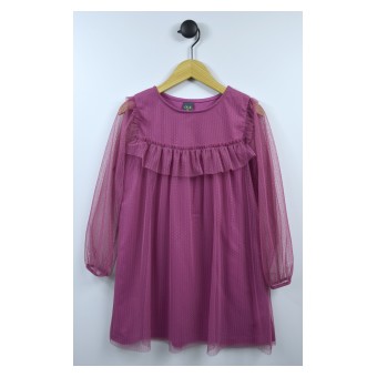 sukienka dziewczęca z tiulem