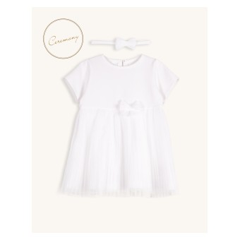 sukieneczka dziewczęca z opaską