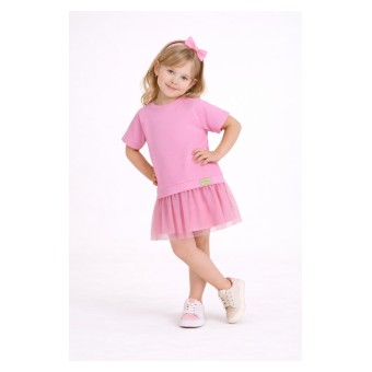 sukienka dziewczęca z tiulem