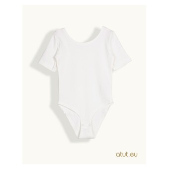 body dziewczęce z prążkowanej dzianiny