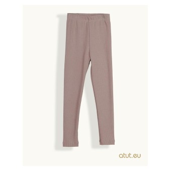 legginsy dziewczęce prążkowane - A-00373