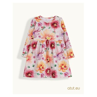 sukienka w kwiaty - A-00377