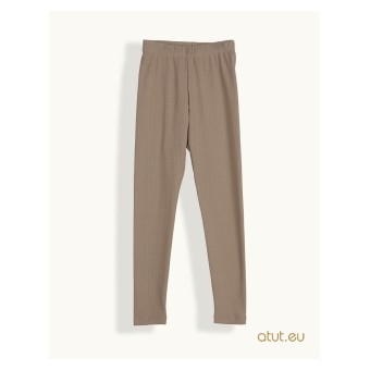 legginsy dziewczęce prążkowane - A-00376